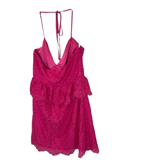 Lovers + Friends - NWT, Women’s Mini Lace ‘Rosanna’ Dress - Paradise Pink Medium - Picture 7 of 17